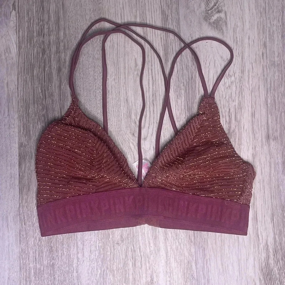 Gold and Mauve bralette